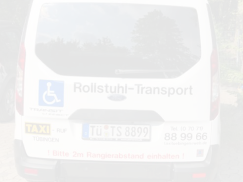 Taxi-Ruf Tübingen - Rollstuhltransporte